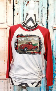 Merry Christmas Red Truck