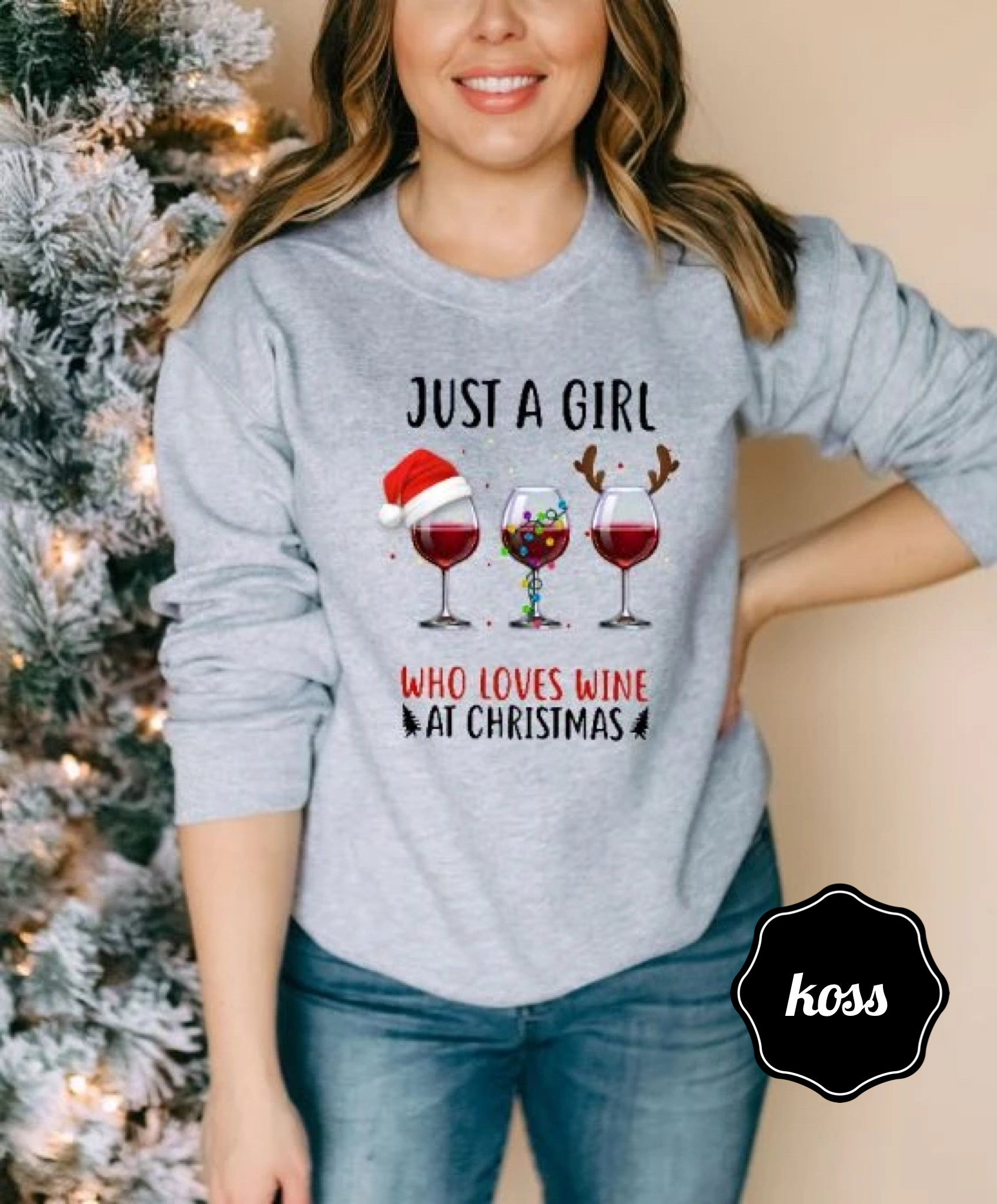 Just a girl who loves wine at Christmas time