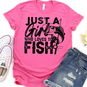 Girl who loves to fish