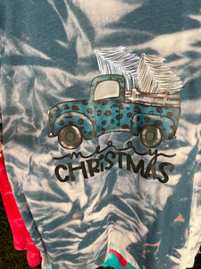 Merry Christmas Blue Truck