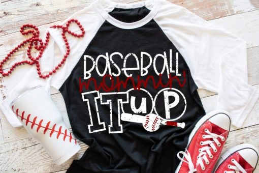 Baseball Mommin' It Up