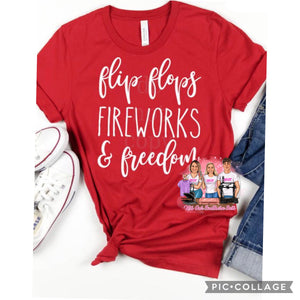 Flip Flops Fireworks Freedom