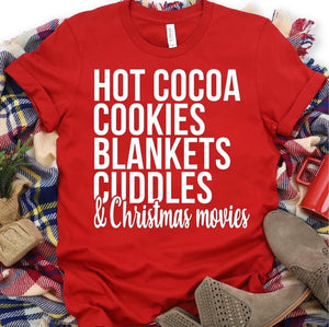 Hot Cocoa Cookies Blankets