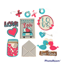 Load image into Gallery viewer, Valentine’s Day Tiered Tray decor bundle
